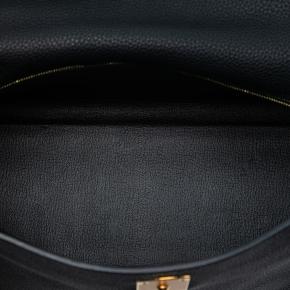 Hermes Black Togo Kelly II Retourne 32 4