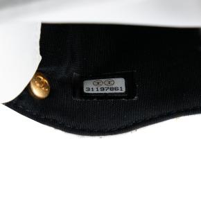 Chanel White Quilted Lambskin About Pearls Card Holder On Chain 5