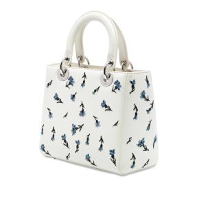 Medium Lambskin Floral Sequin Lady Dior 2