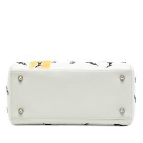 Medium Lambskin Floral Sequin Lady Dior 3