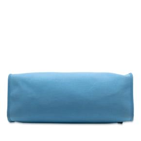 Hermes Blue Toile Herbag Zip 39 3