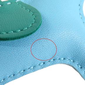 Hermes Celeste Milo Lambskin and Swift Grigri Rodeo Pegase Bag Charm PM 10