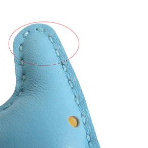 Hermes Celeste Milo Lambskin and Swift Grigri Rodeo Pegase Bag Charm PM 11