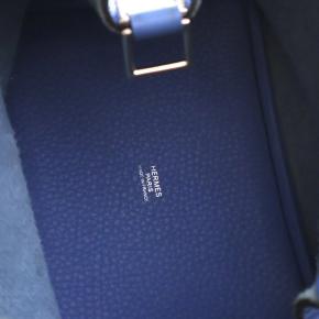 Hermes Bleu Azur Clemence and Swift Picotin Lock 18 4
