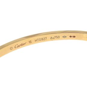 Cartier Love Bracelet 18K Rose Gold Small Size 16 4