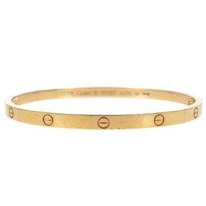 Cartier Love Bracelet 18K Rose Gold Small Size 16 6