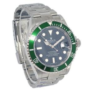 Rolex Oyster Perpetual Submariner Kermit Date Automatic Watch Stainless Steel 40 8