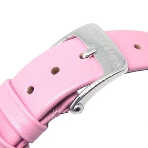 Van Cleef & Arpels Alhambra Quartz Watch White Gold and Satin with Diamond Bezel and Mother of Pearl 26 3