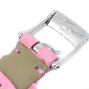 Van Cleef & Arpels Alhambra Quartz Watch White Gold and Satin with Diamond Bezel and Mother of Pearl 26 6