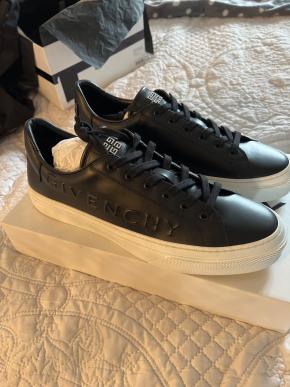 Givenchy Black Leather Trainers 2