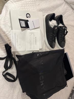 Givenchy Black Leather Trainers 7