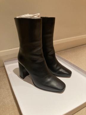 Jimmy Choo Black Leather Loren Boots 2