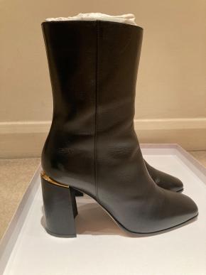 Jimmy Choo Black Leather Loren Boots 3