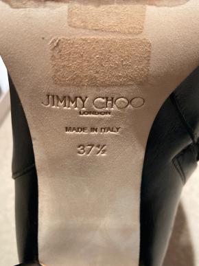 Jimmy Choo Black Leather Loren Boots 6