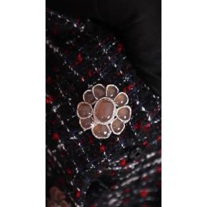 Chanel Black Tweed Gripoix Button Coat 3