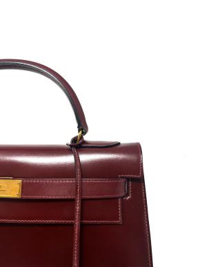 Hermes Rouge Kelly 32 Sellier 13