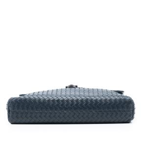 Bottega Veneta Blue Nappa Intrecciato Briefcase 3