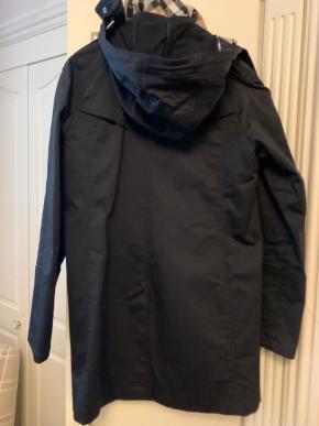 Burberry Black Hooded Car Coat 3