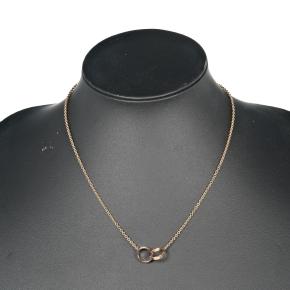 Cartier Rose Gold Intertwined Love Ring Necklace 3