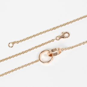 Cartier Rose Gold Intertwined Love Ring Necklace 6