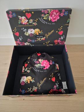 Dolce & Gabbana Floral Ankle Boots 12