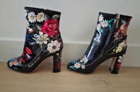 Dolce & Gabbana Floral Ankle Boots 3