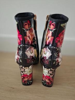 Dolce & Gabbana Floral Ankle Boots 4