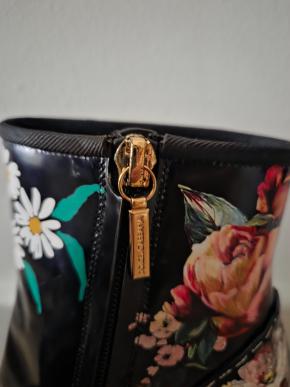Dolce & Gabbana Floral Ankle Boots 15