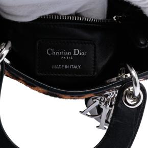 Dior Leopard Print Mini Pony Hair Lady Dior 5