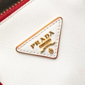 Prada Medium Bicolor Saffiano Lux Promenade Satchel 5