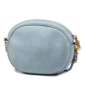 Gucci Blue Mini Nubuck Soho Chain Crossbody 2