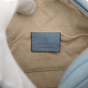 Gucci Blue Mini Nubuck Soho Chain Crossbody 5