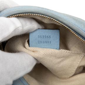 Gucci Blue Mini Nubuck Soho Chain Crossbody 6