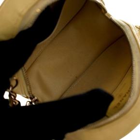 CC Yellow Quilted Caviar Round Clutch With Chain 8