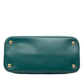 Prada Blue Medium Saffiano Lux Open Promenade Satchel 3