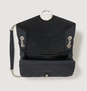 Sandro Paris Quilted Leather Yza Shoulder Bag 3