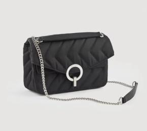 Sandro Paris Quilted Leather Yza Shoulder Bag 4