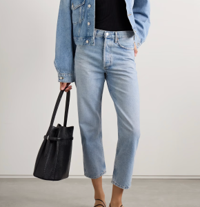 Agolde '90s Crop Mid-Rise Straight-Leg Jeans 2