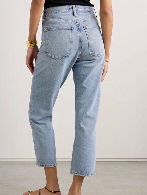 Agolde '90s Crop Mid-Rise Straight-Leg Jeans 3