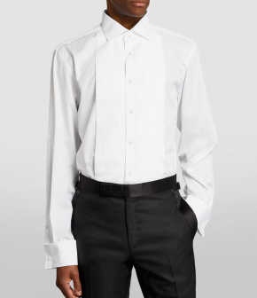 Ralph Lauren Purple Label Pleated Tuxedo Shirt 3