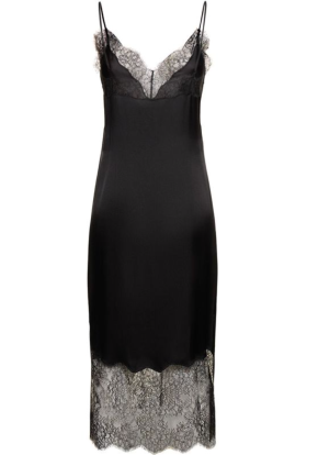 Anine Bing Amelie Silk Blend Midi Dress 2