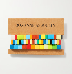 Roxanne Assoulin Rainbow Brite Set of Three Enamel Bracelets 4