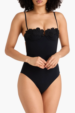 Zimmermann Floral-appliquéd underwired swimsuit 2