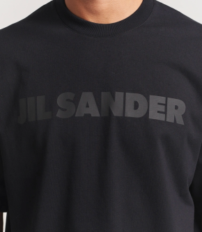 Jil Sander Round Collar Tonal Logo T-Shirt 5