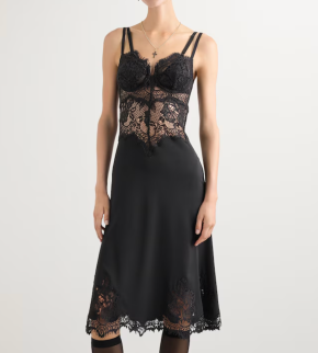 Dolce&Gabbana Silk-Blend Lace Midi Dress 5