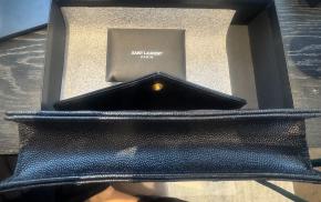 Saint Laurent Black Leather Cassandra Bag 4