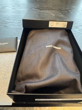 Saint Laurent Black Leather Cassandra Bag 10