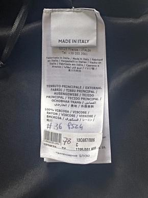 Ferragamo Black Twisted-Strap Satin Top. 5