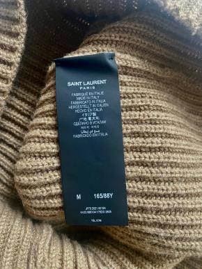 Saint Laurent Camel Hair Crew Neck Jumper 4