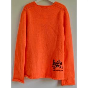 Comme Des Garçons Orange 'Jingle flowers' v-neck jumper 6
